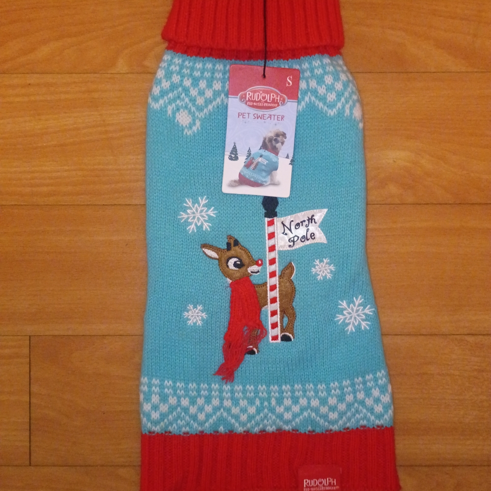 Rudolph The Red Nose Reindeer Pet Sweater